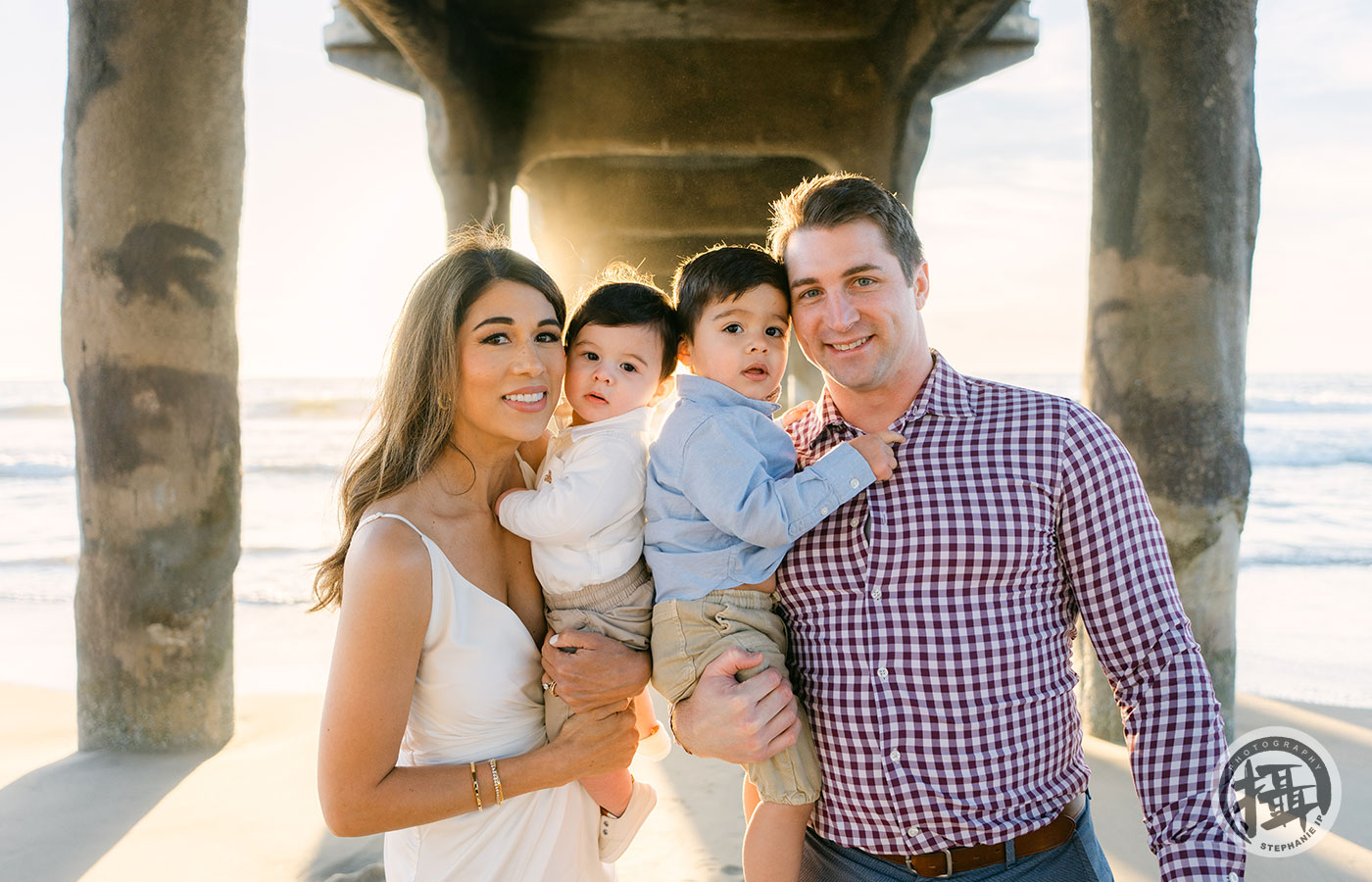 Natural, candid family photography in Marina Del Rey, showcasing authentic connections in a relaxed outdoor setting.