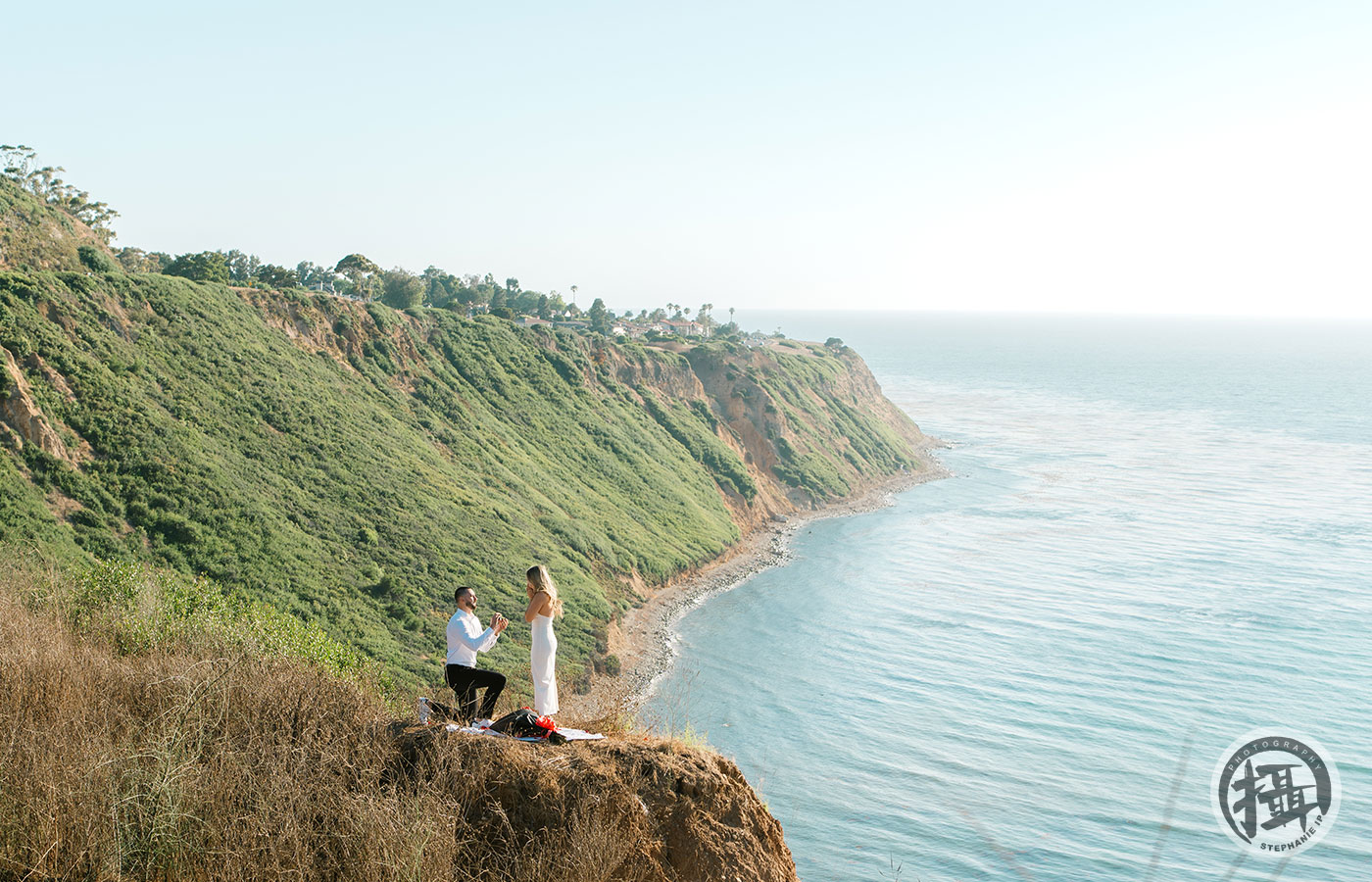 Palos Verdes Surprise Proposal and Engagement Photography in Los Angeles California