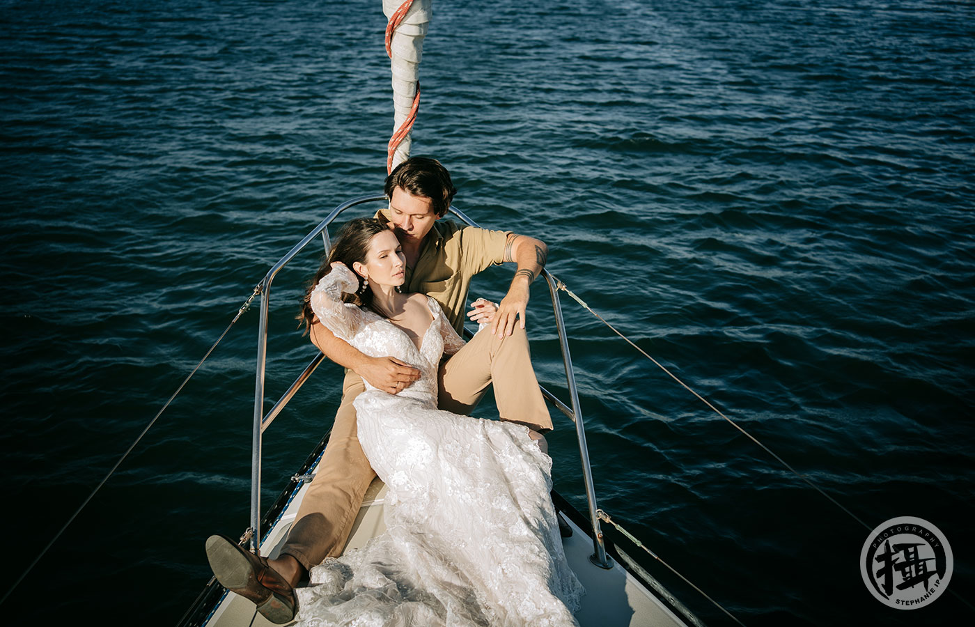 Sailboat Engagement Photography in Los Angeles California