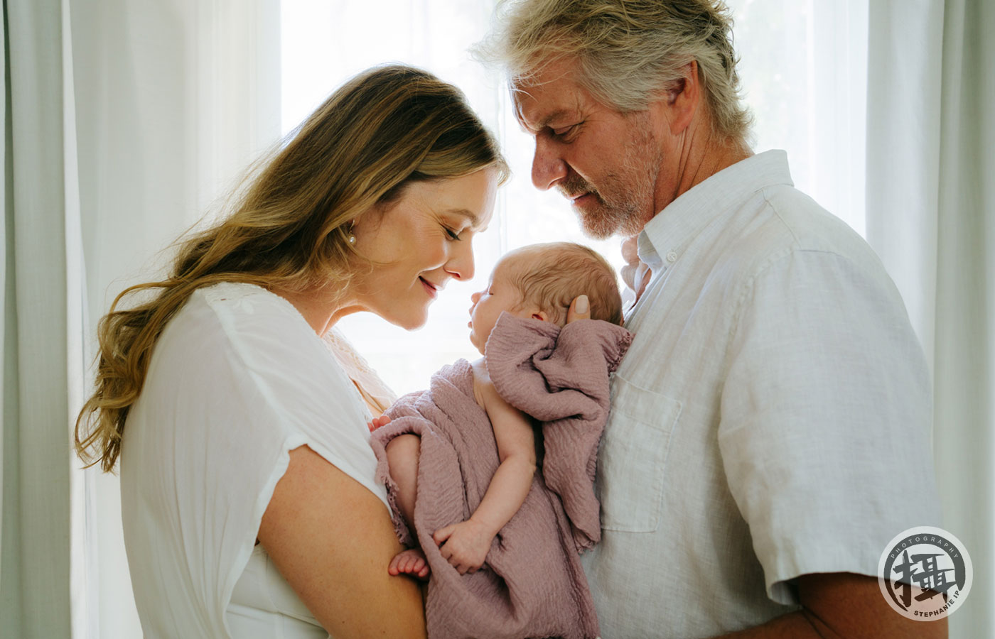 Intimate in-home newborn session in Beverly Hills with artistic newborn portraiture and soft natural light.