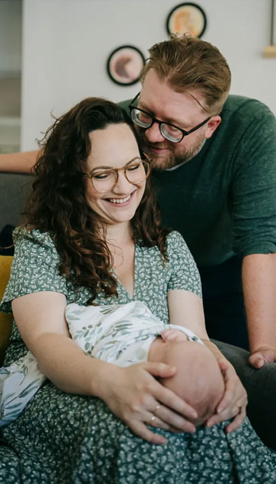 In-home Lifestyle Family and Newborn Session