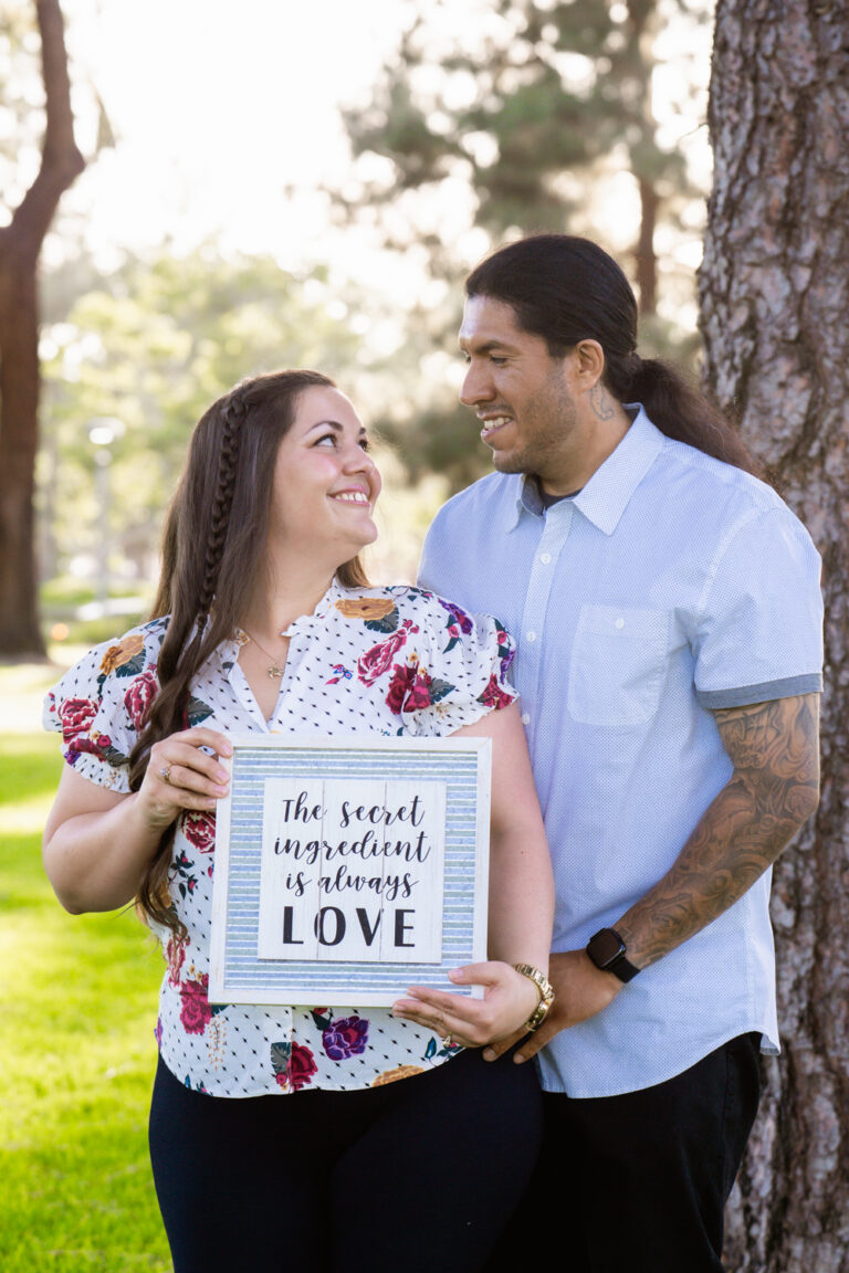 Jesse and Barbara engagement session at Mile Square Regional Park