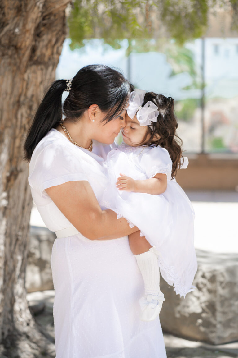 rodriguez family baby baptism Cathedral of Our Lady of the Angels