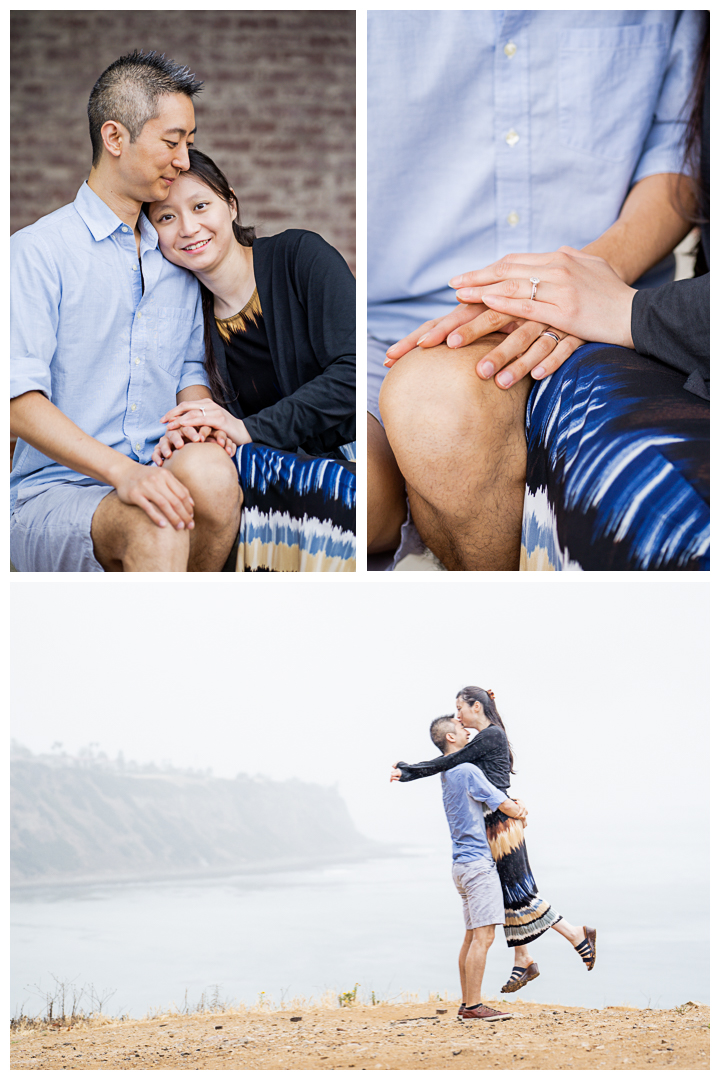 Jeff and LiYang Engagement at Bluff Cove Palos Verdes