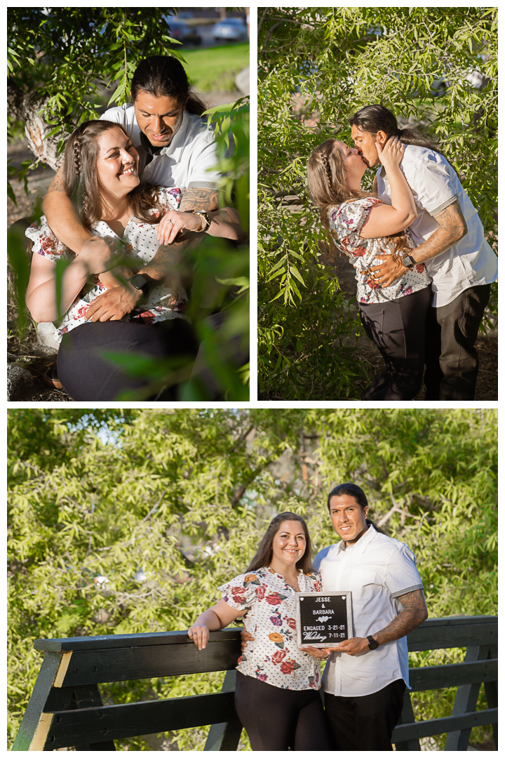 Jesse and Barbara engagement session at Mile Square Regional Park