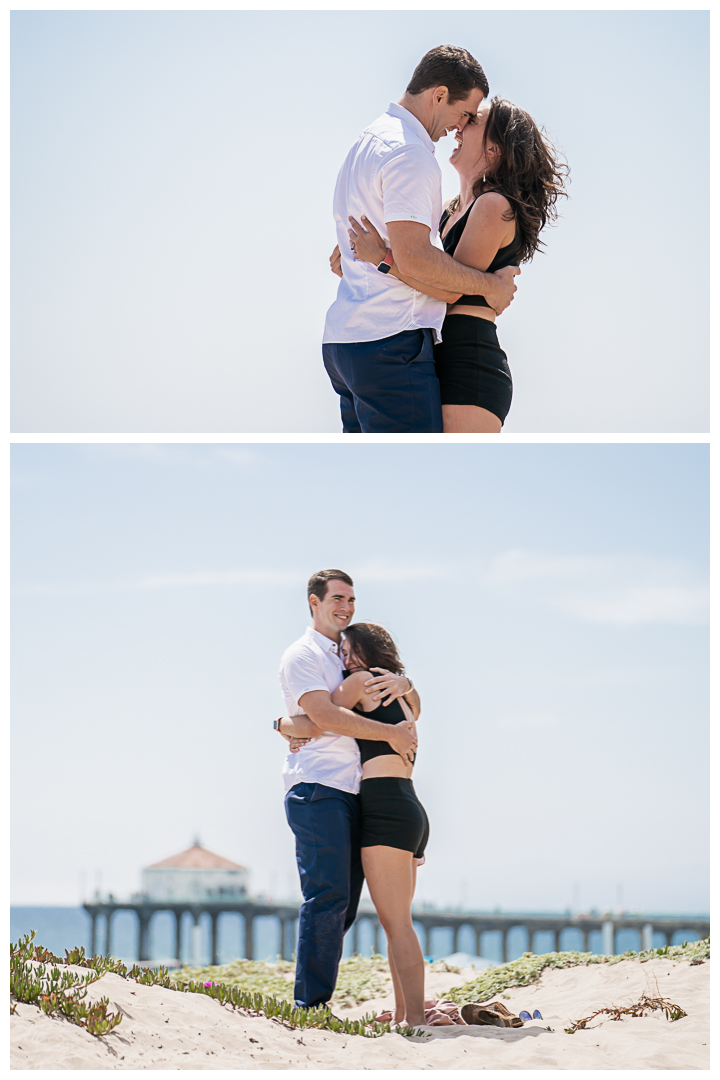 Chris and Taryn Surprise Proposal and Engagement at Manhattan Beach Pier