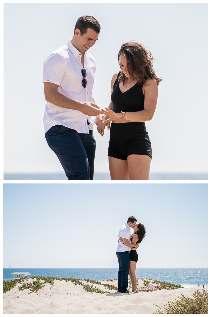 Chris and Taryn Surprise Proposal and Engagement at Manhattan Beach Pier