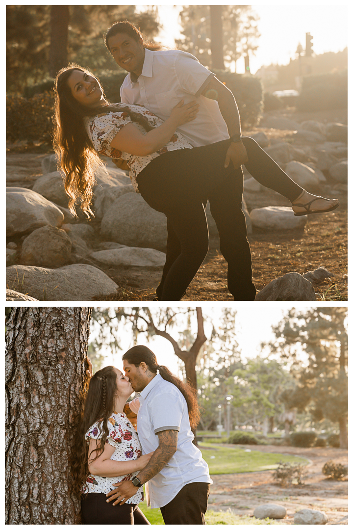 Jesse and Barbara engagement session at Mile Square Regional Park