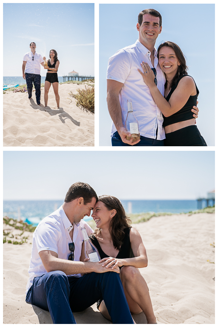 Chris and Taryn Surprise Proposal and Engagement at Manhattan Beach Pier