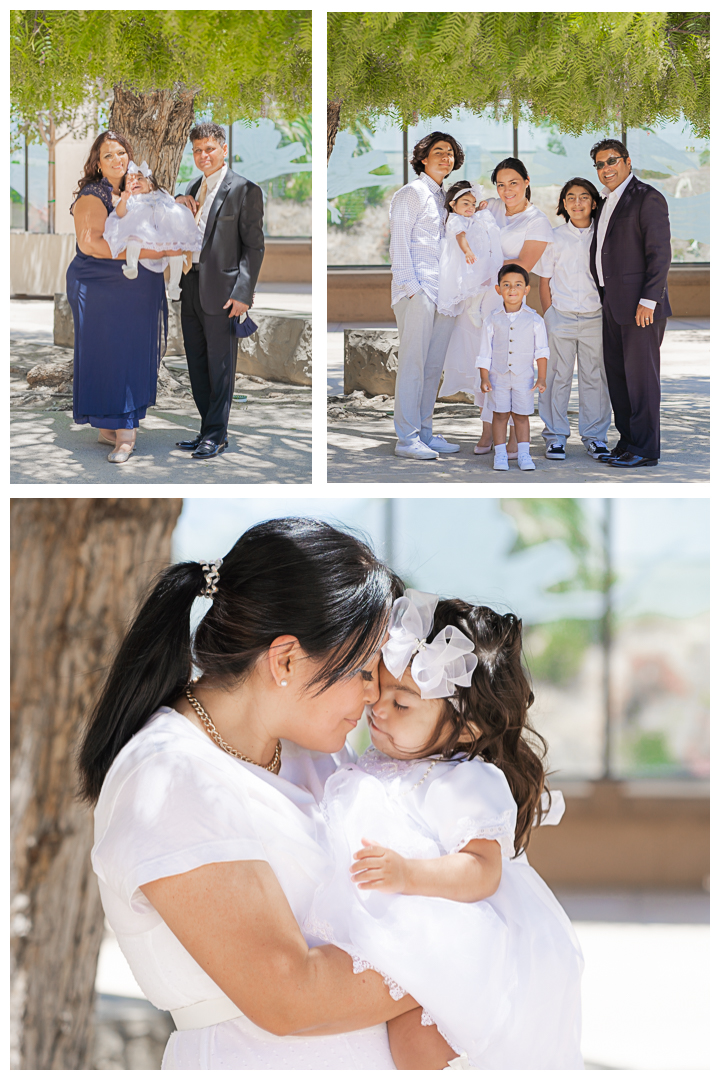 rodriguez family baby baptism Cathedral of Our Lady of the Angels