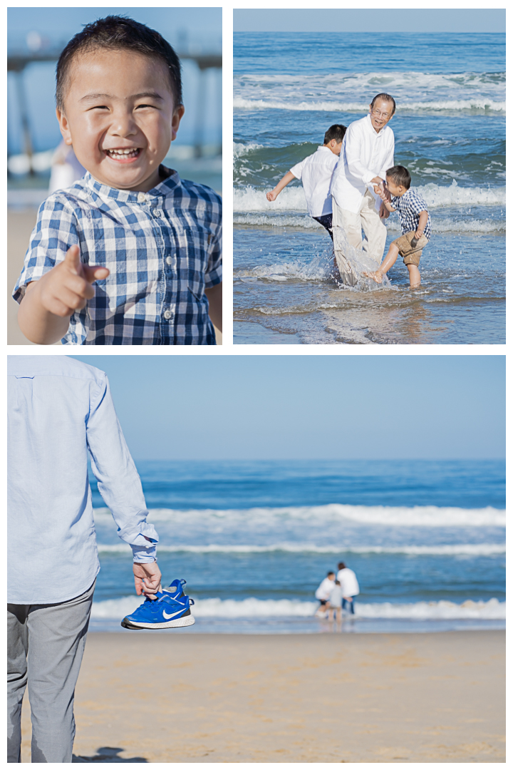 The Jue Family photography session at Hermosa Beach, California