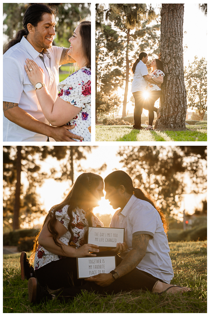 Jesse and Barbara engagement session at Mile Square Regional Park