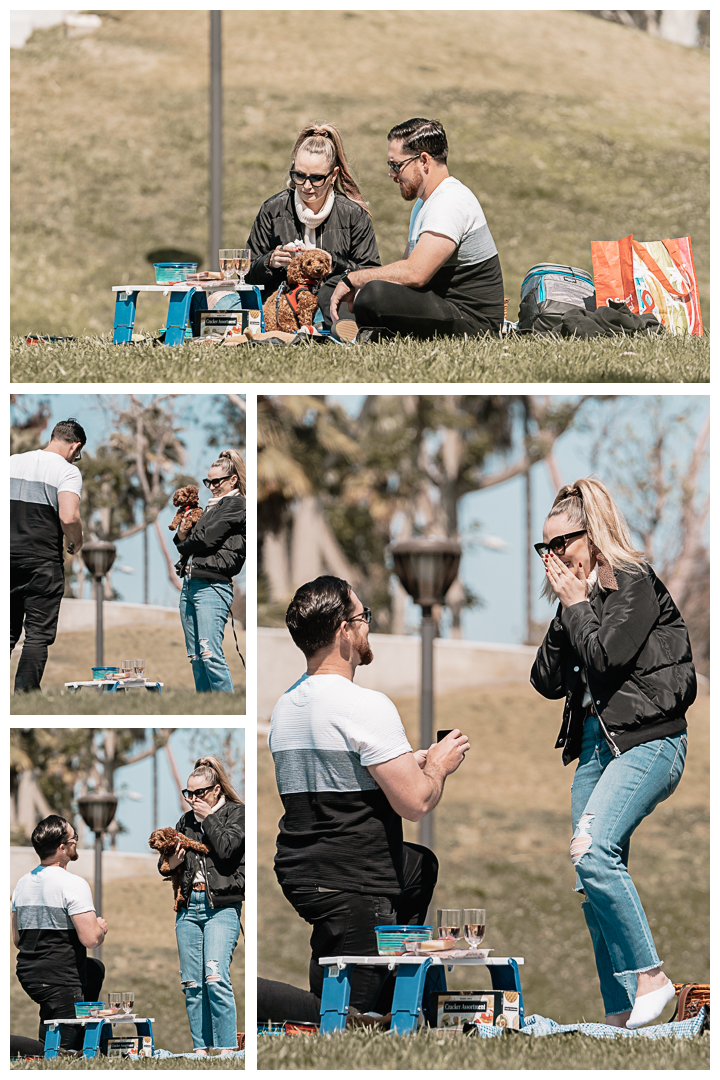 Josh and Monique Surprise Proposal and Engagement at Redondo Beach