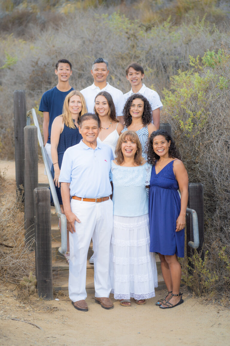 The Esperon family photography session at Terranea Resort and Beach, California