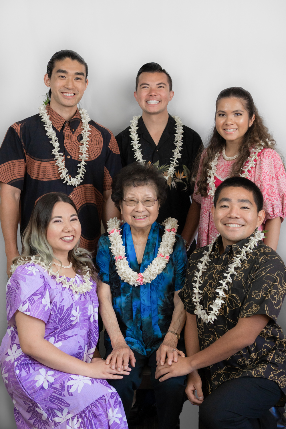 The Tamura family studio photography session at Torrance, California