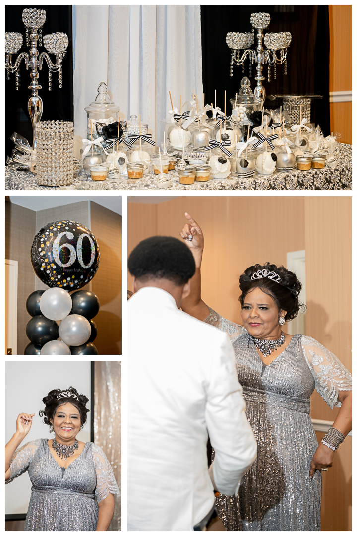 Private church event celebrating pastor's 60th birthday