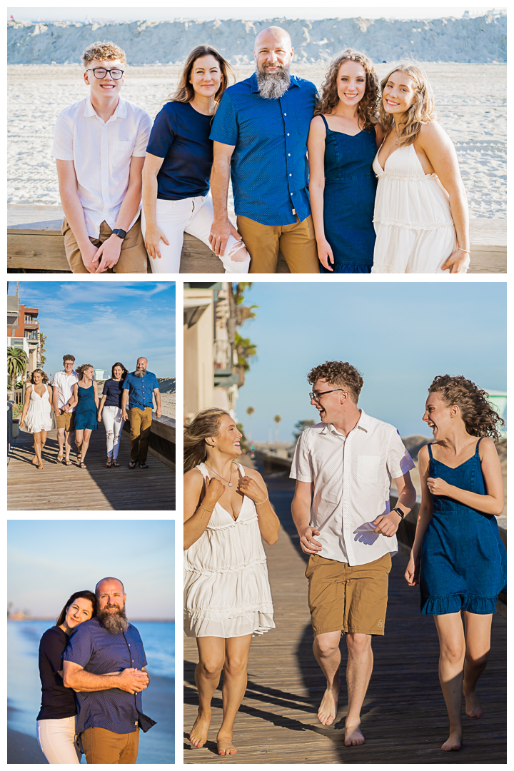 Bastien Family Session Vacation at Long Beach, Los Angeles, California