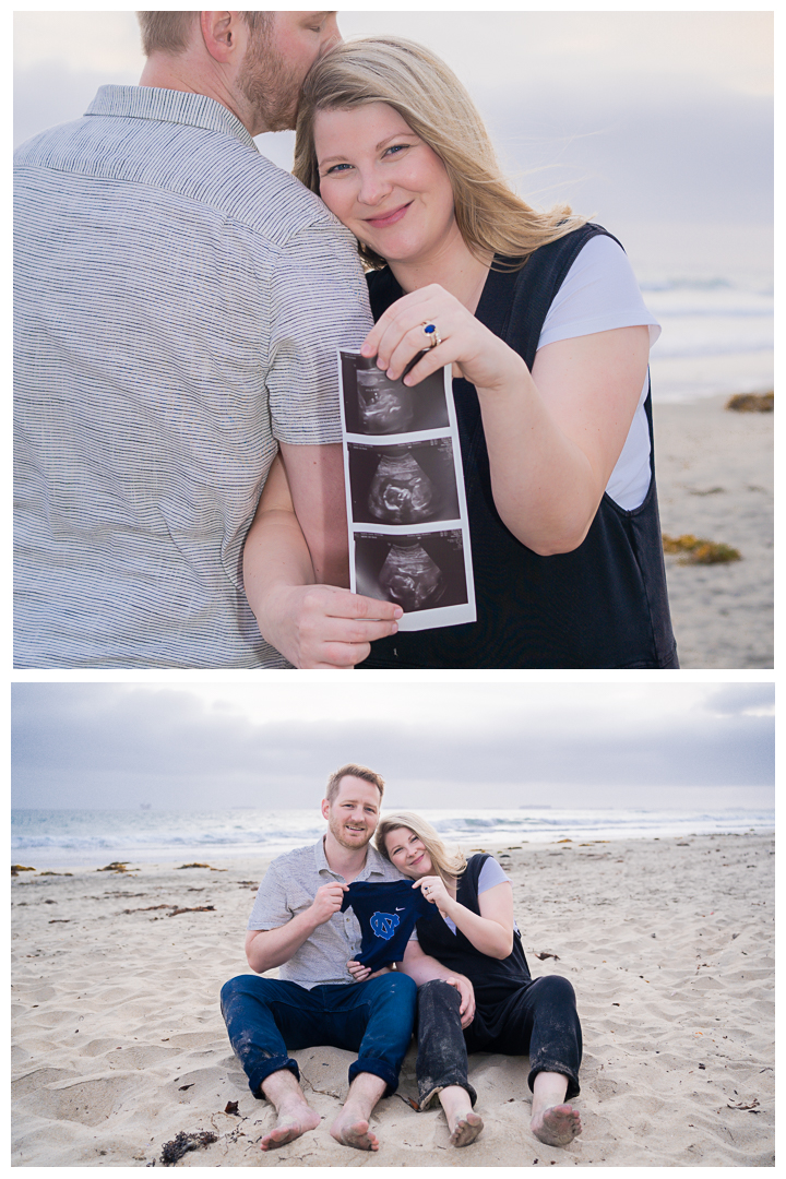 Maternity session at Huntington Beach Dog Beach