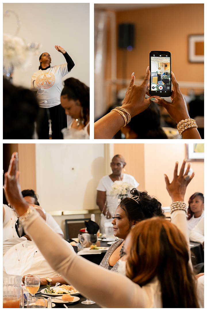 Private church event celebrating pastor's 60th birthday