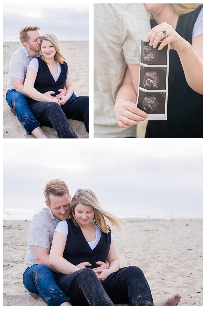 Maternity session at Huntington Beach Dog Beach