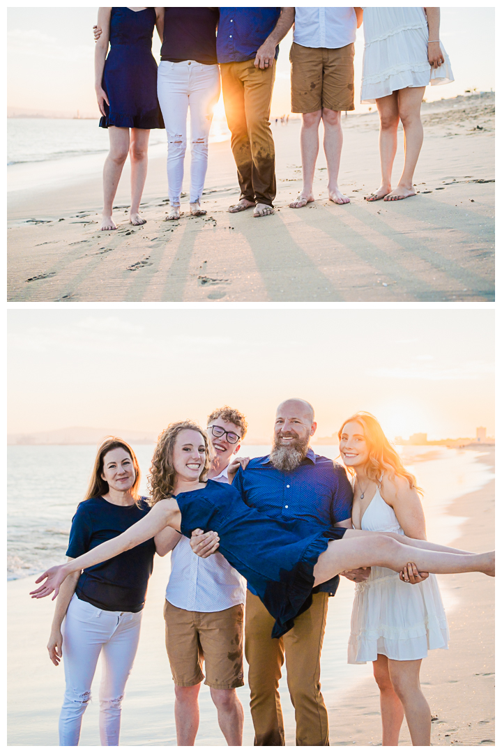 Bastien Family Session Vacation at Long Beach, Los Angeles, California