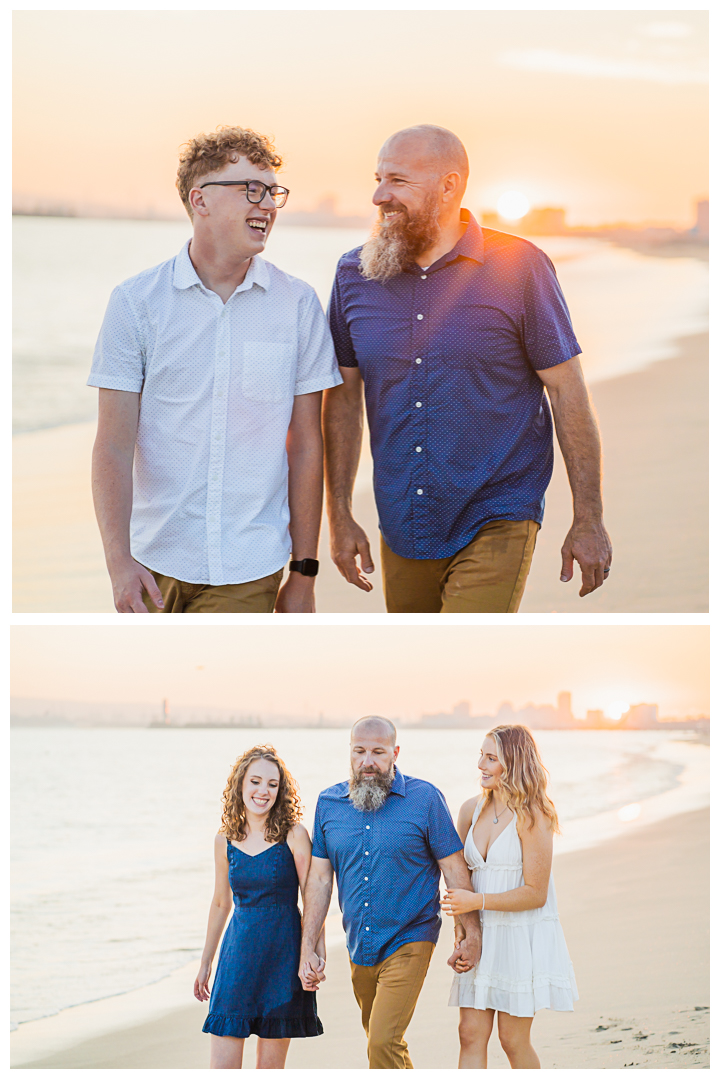 Bastien Family Session Vacation at Long Beach, Los Angeles, California