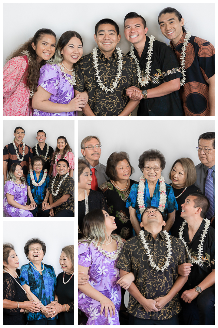 The Tamura family studio photography session at Torrance, California