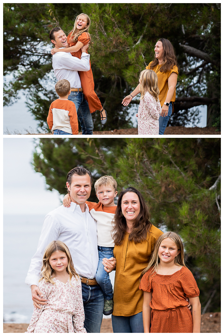 The Redmond Family family photos at Christmas Tree Cove in Palos Verdes, Los Angeles, California