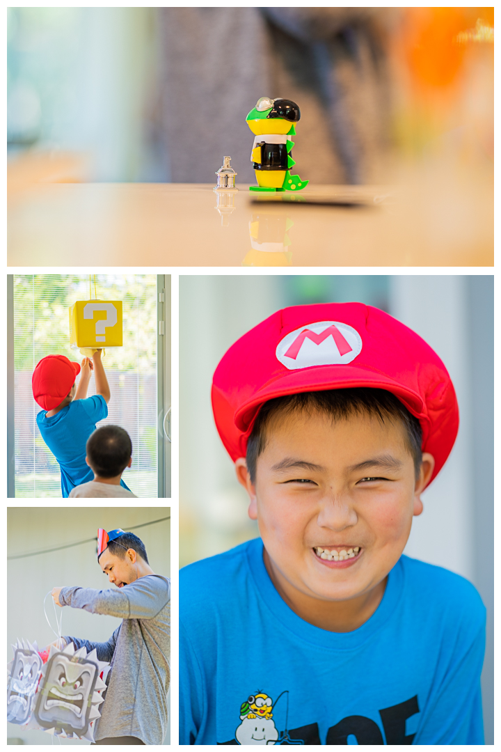 Liam's 7th Birthday Super Mario Theme, event photography coverage at Oakland, California