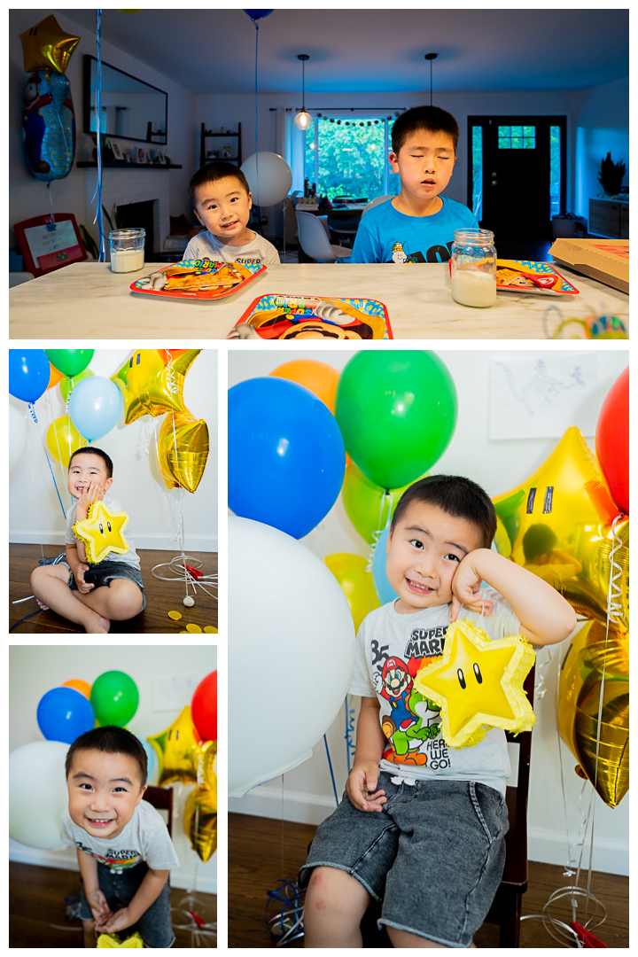 Liam's 7th Birthday Super Mario Theme, event photography coverage at Oakland, California