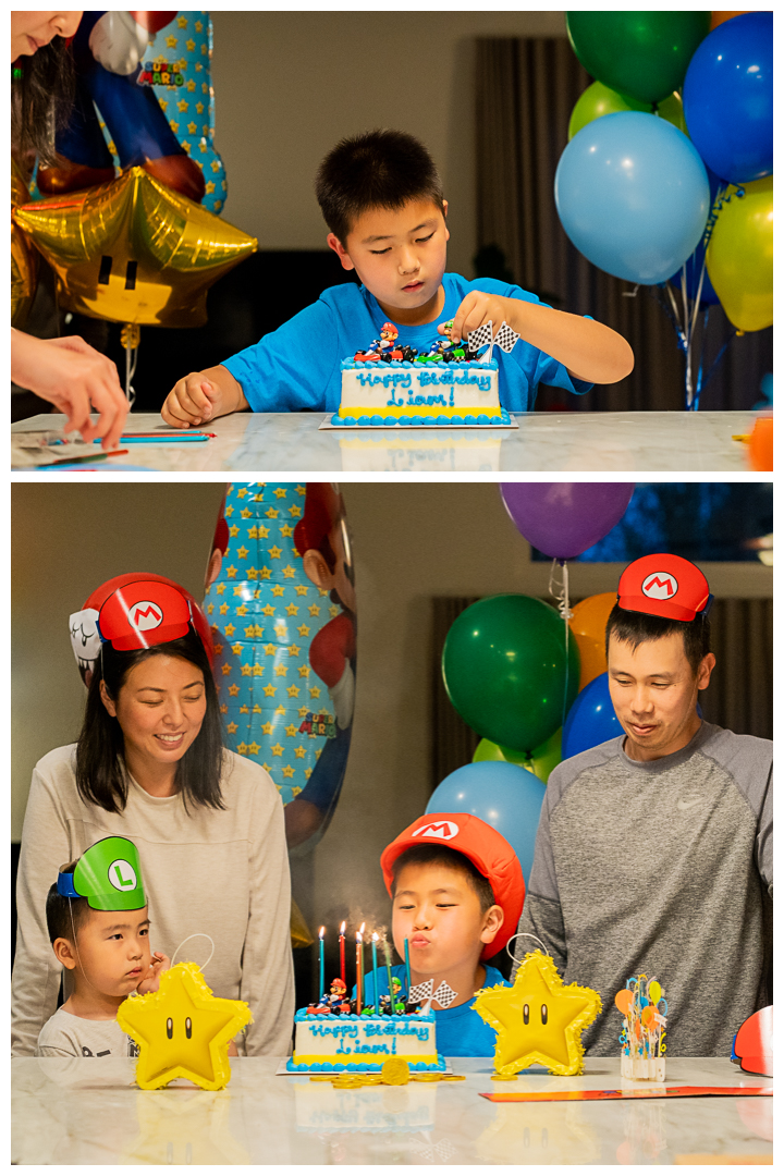 Liam's 7th Birthday Super Mario Theme, event photography coverage at Oakland, California