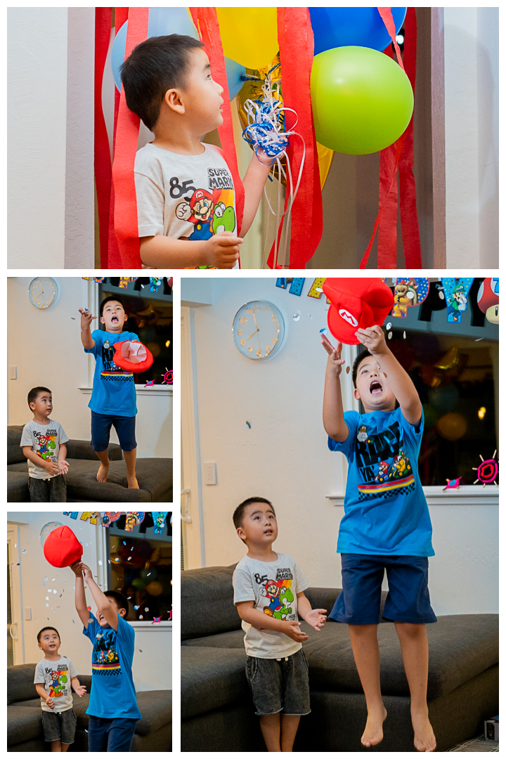 Liam's 7th Birthday Super Mario Theme, event photography coverage at Oakland, California