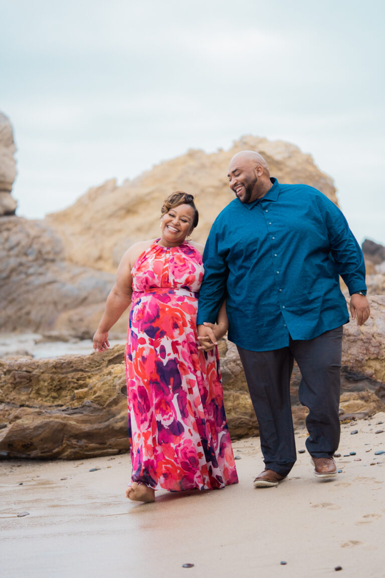 Tatiana and Chris Engagement Session at Little Corona Del Mar Beach in Corona Del Mar, Newport Beach, Orange County, California