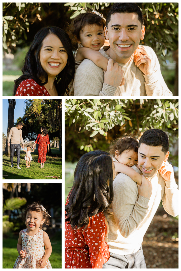 The Hashemi Family 2nd Birthday Photo Session at Del Rey Lagoon at Playa Del Rey in Los Angeles, California