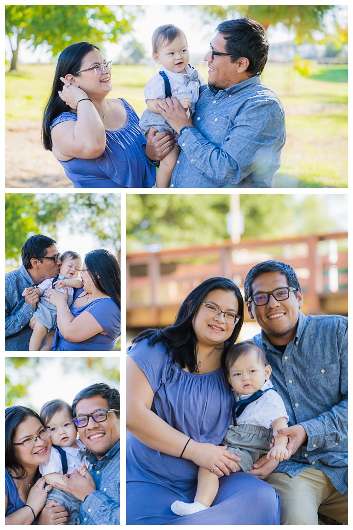 Daniel's 1st Birthday Cake Smash Family Photos Session at Delthorne Park in Torrance, Los Angeles, California