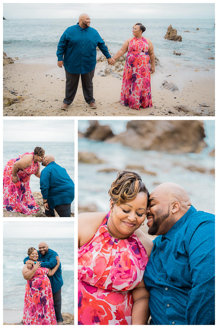 Tatiana and Chris Engagement Session at Little Corona Del Mar Beach in Corona Del Mar, Newport Beach, Orange County, California