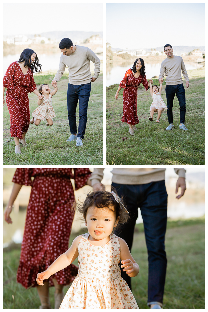 The Hashemi Family 2nd Birthday Photo Session at Del Rey Lagoon at Playa Del Rey in Los Angeles, California