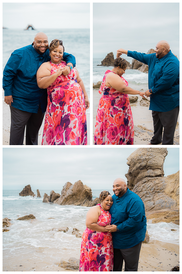 Tatiana and Chris Engagement Session at Little Corona Del Mar Beach in Corona Del Mar, Newport Beach, Orange County, California