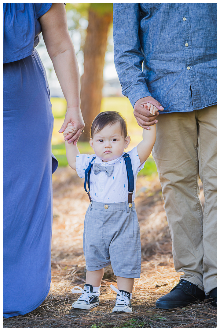 Daniel's 1st Birthday Cake Smash Family Photos Session at Delthorne Park in Torrance, Los Angeles, California