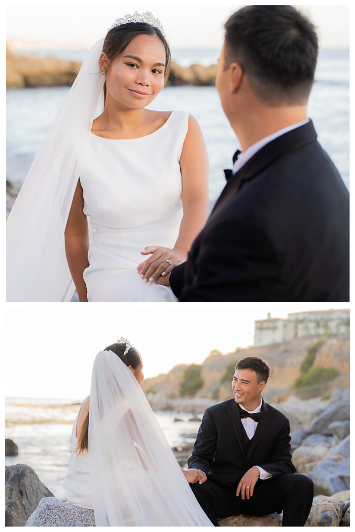 Sol and Rene Wedding Photos Session at Terranea Resort and Beach in Palos Verdes, Los Angeles, California