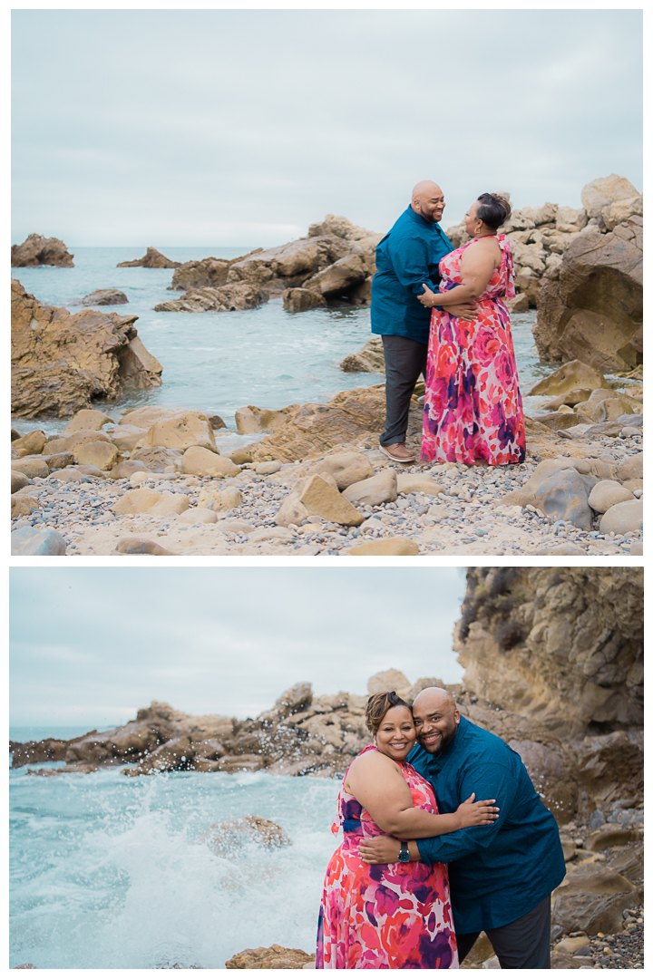 Tatiana and Chris Engagement Session at Little Corona Del Mar Beach in Corona Del Mar, Newport Beach, Orange County, California