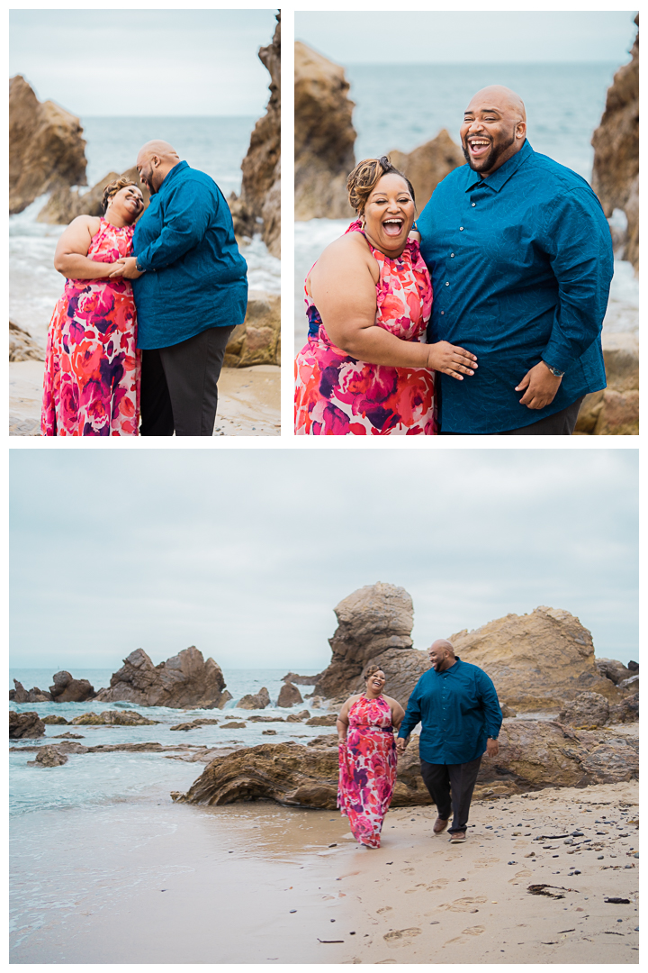 Tatiana and Chris Engagement Session at Little Corona Del Mar Beach in Corona Del Mar, Newport Beach, Orange County, California