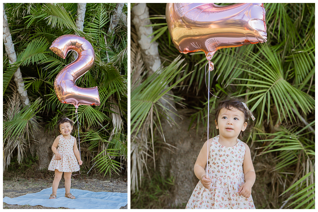 The Hashemi Family 2nd Birthday Photo Session at Del Rey Lagoon at Playa Del Rey in Los Angeles, California