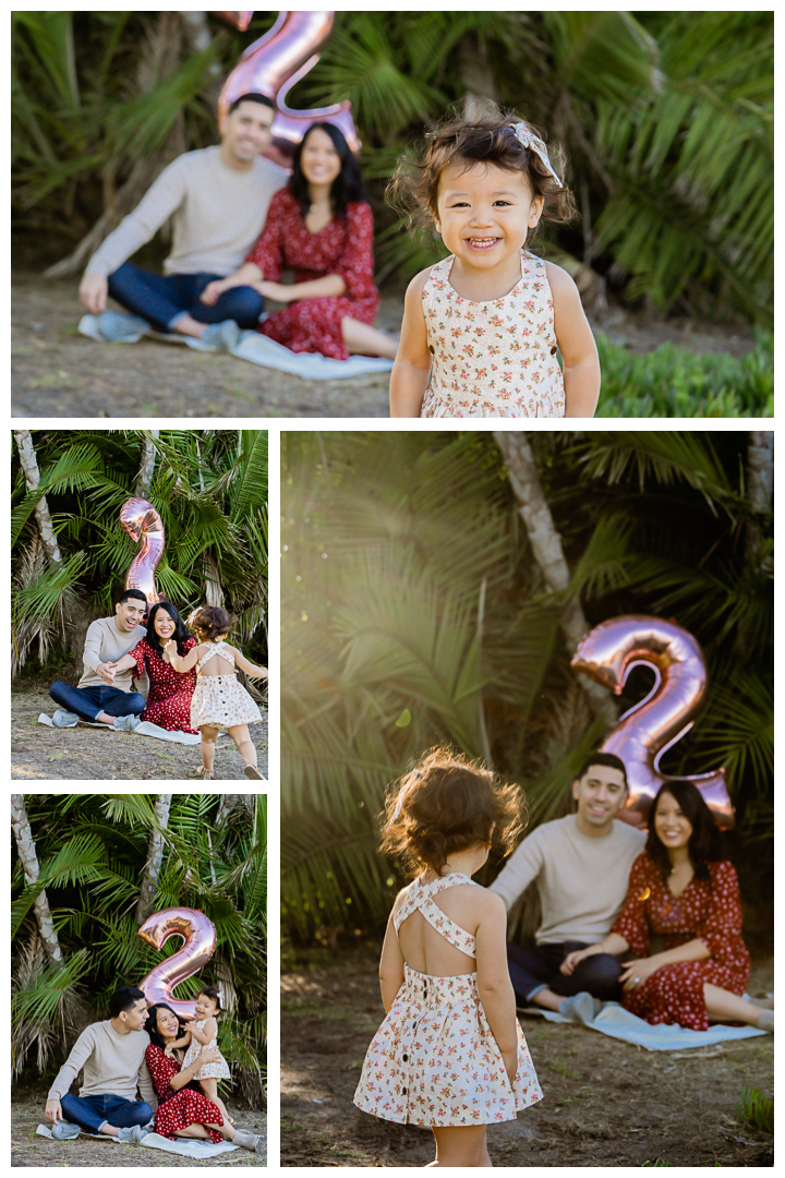 The Hashemi Family 2nd Birthday Photo Session at Del Rey Lagoon at Playa Del Rey in Los Angeles, California