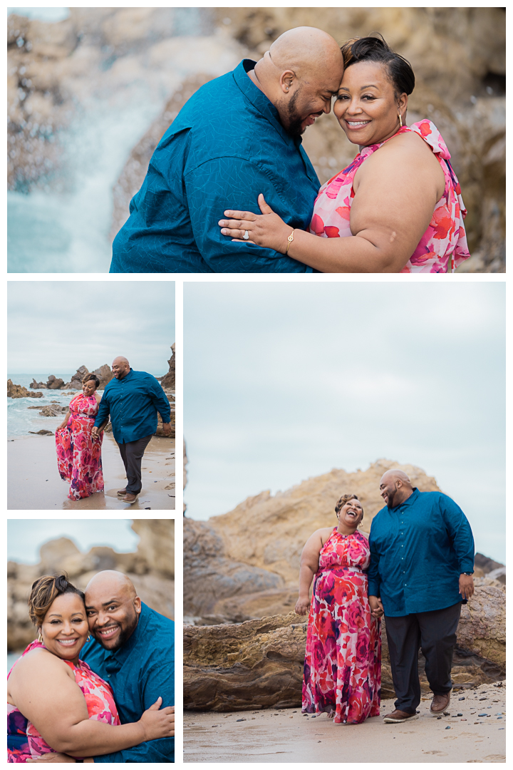 Tatiana and Chris Engagement Session at Little Corona Del Mar Beach in Corona Del Mar, Newport Beach, Orange County, California