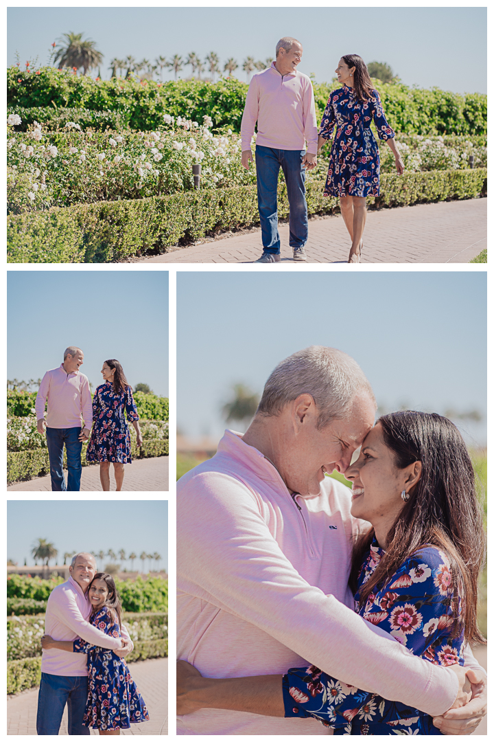 Family Session, Wedding Anniversary, and Birthday Photo Session at Pelican Hill Resport in Newport Beach, Orange County, California