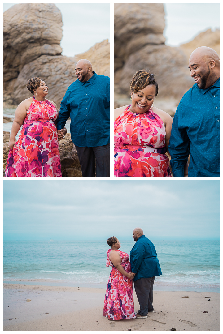 Tatiana and Chris Engagement Session at Little Corona Del Mar Beach in Corona Del Mar, Newport Beach, Orange County, California