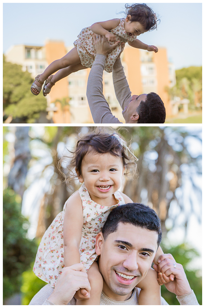 The Hashemi Family 2nd Birthday Photo Session at Del Rey Lagoon at Playa Del Rey in Los Angeles, California