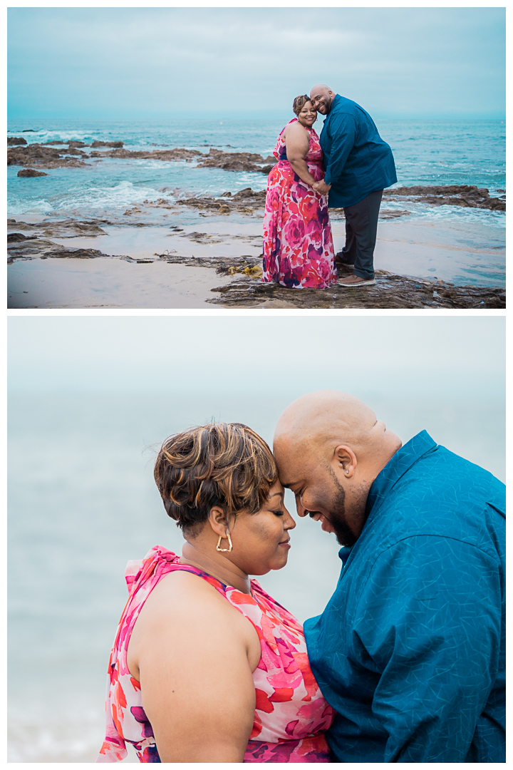 Tatiana and Chris Engagement Session at Little Corona Del Mar Beach in Corona Del Mar, Newport Beach, Orange County, California