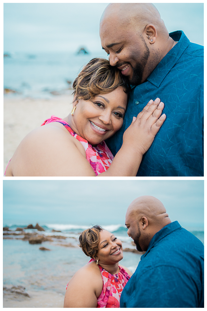 Tatiana and Chris Engagement Session at Little Corona Del Mar Beach in Corona Del Mar, Newport Beach, Orange County, California